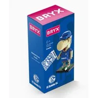 BRYX FC Schalke 04 Maskottchen Erwin Konstruktionsspielsteine, (123 St), Maskottchenfigur mit 123 Teilen