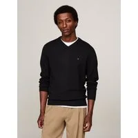 Tommy Hilfiger V-Ausschnitt-Pullover PIMA ORG CTN CASHMERE V NECK
