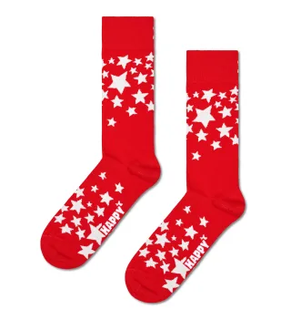happy socks - 1-Pack Stars Gift Box Rot - Gr. - 38