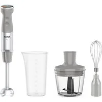 Tefal Stabmixer HB673B Quickchef+, 1000 W, Silence-Modus, 20 Geschwindigkeitsstufen, inkl. Zubehör
