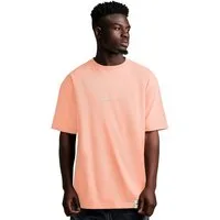 Reichstadt Oversize-Shirt Herren Oversized Kurzarmshirt 22RS033 mit Stitching auf der Brust