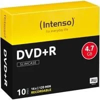 DVD+R 4,7 GB, DVD-Rohlinge 16fach, 10 Stück