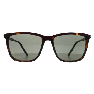 Saint Laurent Square Damen dunkel gefleckt Havanna grau SL 851