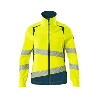 MASCOT Damen Jacke ACCELERATE SAFE Hi-vis Gelb / Dunkelpetroleum L - 19008-511-1744-L