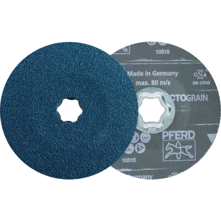 PFERD TOOLS COMBICLICK Fiberscheibe VICTOGRAIN Höchstleistung auf Stahl - 64112680