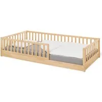 Pinolino® Jugendbett Bodenbett 'Evi', 90 x 200 cm, unbehandelt