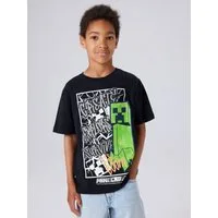Name It T-Shirt NKMMASE MINECRAFT SS NREG TOP NOOS BFU Baumwollmischung, mit "Minecraft" Druck
