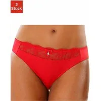 Nuance by Lascana Slip (Packung, 2 Stück) mit schöner Stickereispitze