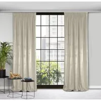 Design91 Vorhang Samtvorhänge 140x270 cm 135x300 cm (1 St), Kräuselband, blickdicht, Samt, Wohnzimmer Tunnelzug