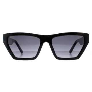 Marc Jacobs Cat Eye Womens Glänzend Schwarz Dunkelgrau Gradient MARC 657/S