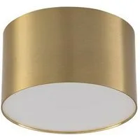 Lindby Deckenstrahler Nivoria, LED, Metall, Gold / Messing warmweiß IP20, LED 9 W gesamt, warmweiß