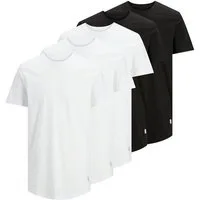 Jack & Jones T-Shirt JJENOA TEE SS CREW NECK 5PK MP NOOS (Packung, 5-tlg., 5er-Pack)