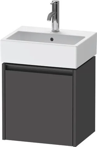 Duravit Ketho.2 Waschtischunterbau wandhängend Graphit Matt 434x338x440 mm - K25070L49490000 K25070L49490000