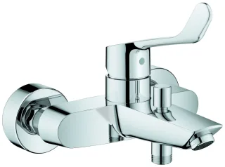 GROHE Wannenarmatur Eurosmart 25243_3 Wandmontage langer Hebel chrom, 25243003 25243003