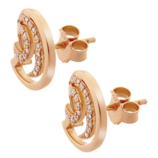 Orphelia 'Elaine' Damen Ohrstecker aus 925 Sterling Silber - Rose ZO-7084/1