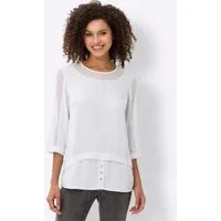 heine Klassische Bluse 2-in-1-Bluse 3/4-Arm