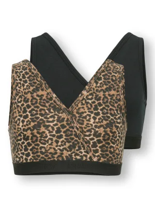 KIDS ONLY - KOGLOLA 2-P REVERSIBLE LOGO TOP ACC NOOS Black - Gr. - 140