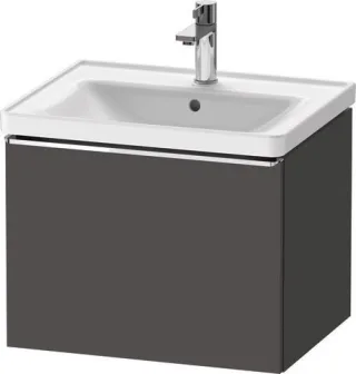 Duravit D-Neo Waschtischunterbau wandhängend Graphit Matt 584x452x440 mm - DE4249010490000 DE4249010490000