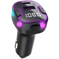 DESUO Zigarettenanzünder USB C Auto Ladegerät Bluetooth 5.3 FM Transmitter KFZ-Adapter