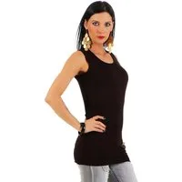 Mellice Longshirt Damen Longshirt Tank Top Longtop