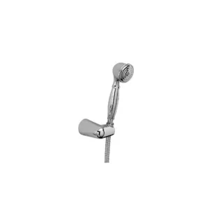 Herzbach Living Spa Brauseset 11512300101 chrom, mit Handbrause, Wandhalter