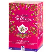 English Tea Shop Tee Super Beeren, BIO, 20 Teebeutel, Erfrischend, mit leichter Minznote.