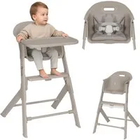 lionelo Hochstuhl BENY (Set), Verstellbare Fußstütze / 2 Stufen / leicht zu reinigen