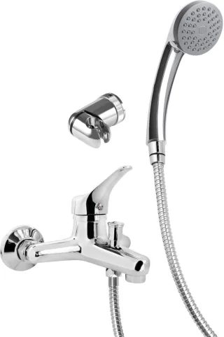 Neuesbad Serie 170 Wannenarmatur mit Brauseset, Chrom NB1DEBOJ011M1
