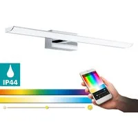 EGLO Spiegelleuchte TABIANO-C, Bluetooth, Dimmfunktion, Farbwechsel, Smart Home, LED fest integriert, Neutralweiß, Kaltweiß, Warmweiß, Tageslichtweiß, EGLO CONNECT, Steuerung über APP + Fernbedienung, BLE, CCT, RGB