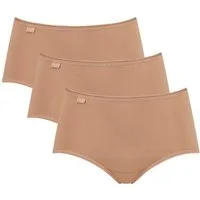 sloggi Midislip 3er Pack 24/7 Cotton (Spar-Set) Midi Slip - Baumwolle - Atmungsaktiv - Perfekter Sitz