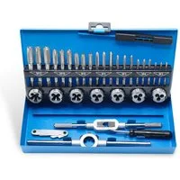CCLIFE Gewindeschneider M3-M12 Gewinde Schneider Gewindeschneidsatz Gewindebohrer, Packung, 31-tlg.