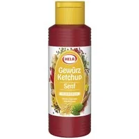HELA Saucen, Hela Gewürz Ketchup Senf feinwürzig vielseitig einsetzbar 300ml