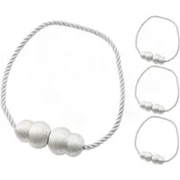 Agger Raffhalter Magnetische Raffhalter 2 Stück für Vorhänge – Dekorative Seil, (2-tlg), Raffhalter mit Magnetverschluss für Innen- und Außenbereich