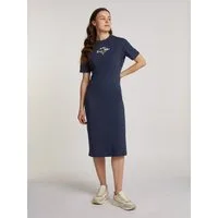 Tommy Hilfiger Shirtkleid REG SCRIPT TEE DRESS SS mit Logoschriftzug