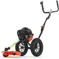 FUXTEC Benzin-Motorsense FX-FSR152, 32 cm Arbeitsbreite Messer, 51.7ccm, 32cm Schnittbreite ergonomisches Design, Tippautomatik