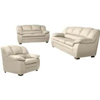 COTTA Polstergarnitur 3-2-Sessel, (Set, 3-tlg), Sessel, 2-Sitzer, 2,5-Sitzer, hohe Rückenlehne