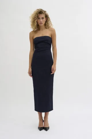 Denimkleid Skinny fit dark blue