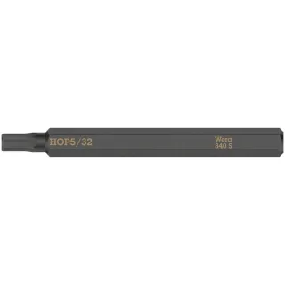 Wera 840 S Hex-Plus Innensechskant Bits für Schlagschraubendreher, zöllig - 05018155001