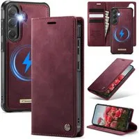 Mycotech Handyhülle Handyhülle für Samsung C49 2in1 Samsung Galaxy S26-Weinrot