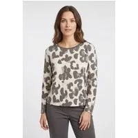 Rabe Langarmshirt mit Allover-Print