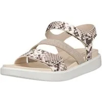 Ecco Flowt (Leder) beige/weiss Damen Sandale