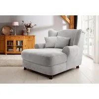 Home affaire XXL-Sessel Oase, B: 120 cm, Sitzhöhe: 50 cm - OTTO. Verlässliche Qualität., mit 2 Zierkissen & Massivholzfüße