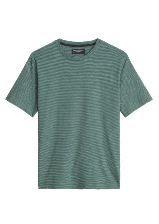 Marc OPolo Casual - T-Shirt in Slub-Jersey-Qualität grün - Gr. - M