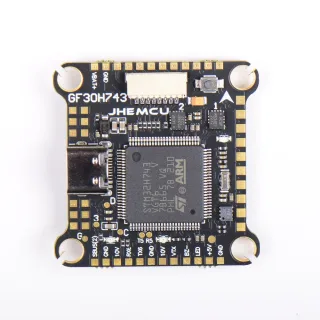 30.5x30.5mm JHEMCU GF30H743 H743 480MHZ Flight Controller DUAL Barometer OSD BlackBox 5V 10V BEC 3-6S Support DJI O3 for