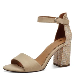 Tamaris - Da.-Sandalette tan comb - Gr. - 40
