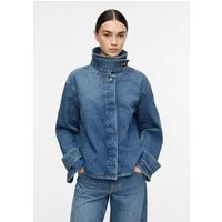 comma Funktionsjacke Indoor-Jacke Denimjacke mit Trench-Details