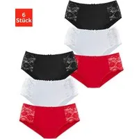 petite fleur by Lascana Hüftslip (6er-Pack) aus elastischer Baumwoll-Qualität
