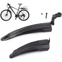VERK GROUP Schutzblech Fahrrad Schutzblech Set 24-28 Zoll MTB E-Bike Spritzschutz (Set, 2 St), 2er-Set, verstellbares Hinterrad-Schutzblech