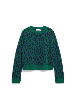 Armedangels - DILIRIAA LEOPAA emerald green - Gr. - XL