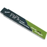 TOBAR Zollstock Meterstab aus Holz mit Spruch: Wenn Papa es nicht reparieren kann wir